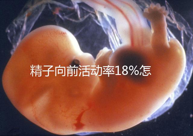 精子向前活動(dòng)率18%怎么辦？專家總結(jié)調(diào)理 治療全攻略