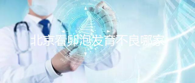 北京看卵泡發育不良哪家醫院的效果好