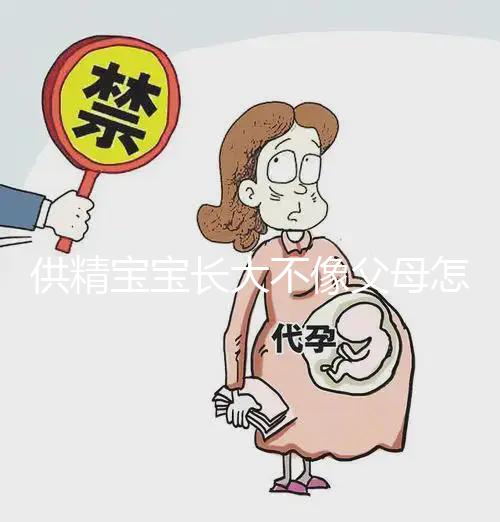 供精寶寶長大不像父母怎么辦？以后慢慢像爸爸也不無可能