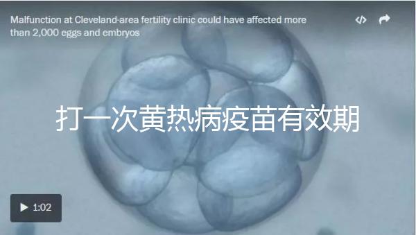 打一次黃熱病疫苗有效期限10年，提前注射時(shí)間是關(guān)鍵