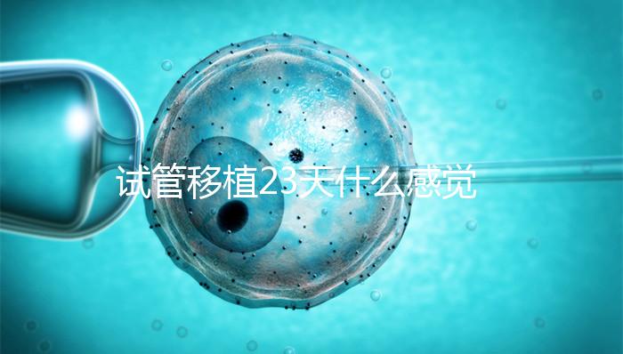 試管移植23天什么感覺都沒有正常嗎？血hcg值才是金標(biāo)準(zhǔn)
